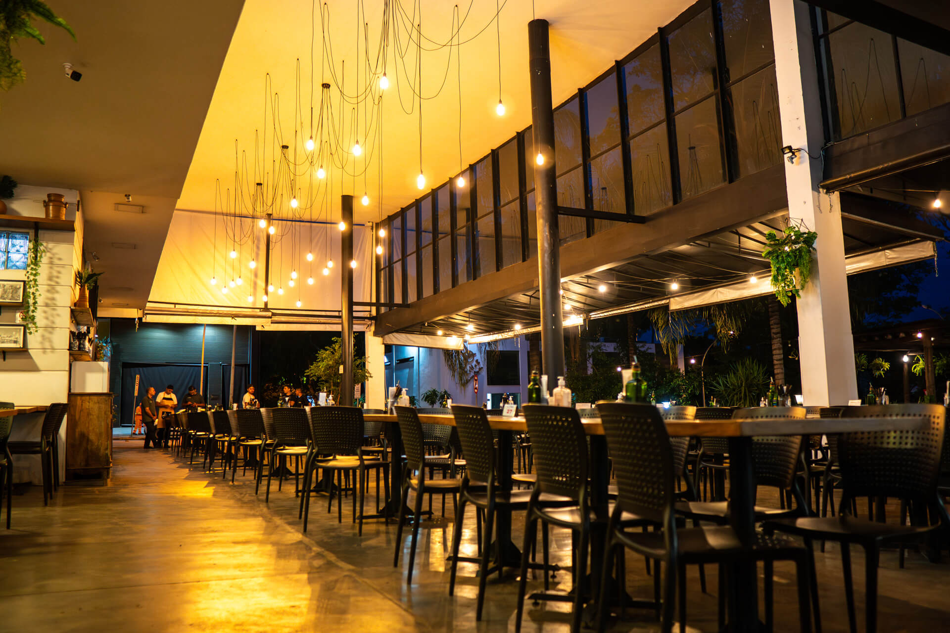 Salão de eventos da Pizza à Bessa